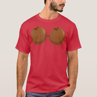T-shirt Bra de noix de coco Bra Funny Bra Tropicale Bra de