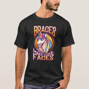 T-shirt Bracelets Dentaires Pour Enfants Unicorn Avec Brac