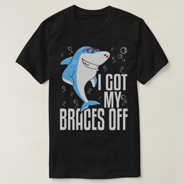 T-shirt Braces Dentiste Patient Amoureux des animaux Santé (Design devant)