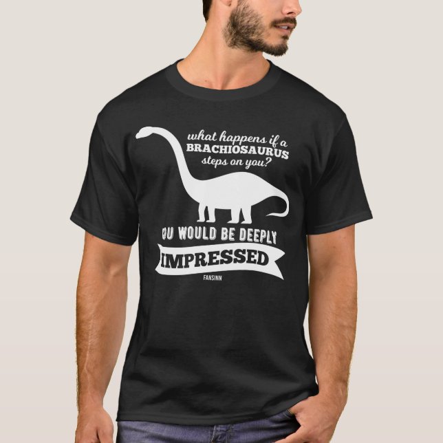 T-shirt Brachiosaurus à longue cou (Devant)