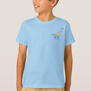 T-shirt Brachiosaurus Funny Slogan Ajouter Votre Nom Dinos