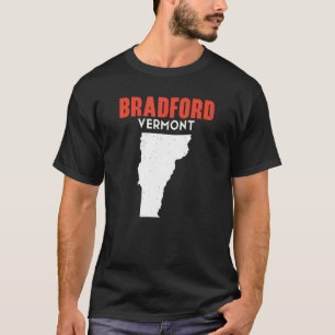 T-shirt Bradford Vermont USA State America Travel Vermonte