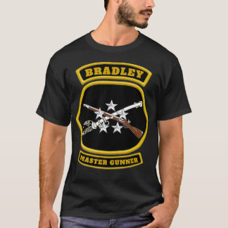 T-shirt Bradley Master Gunner Emblem graphic 