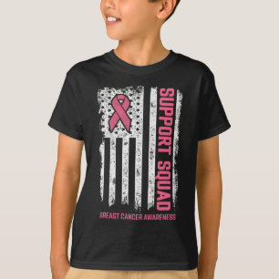 T-shirt Braille Cancer Shirts Support Squad Breast Cancer