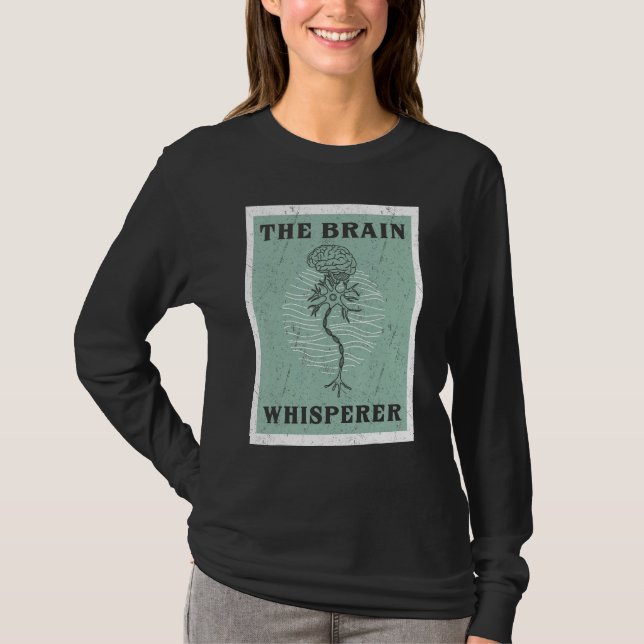 T-shirt Brain neurons sciences neuroscience neurology anat (Devant)