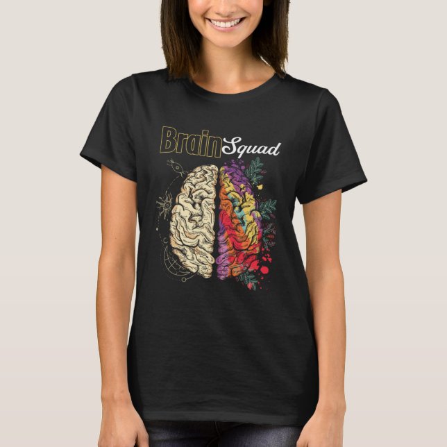 T-shirt Brain Squad Medicine Neurosurgery Neurosurgeon (Devant)