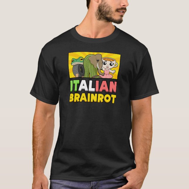 T-shirt Brainrot italien (Devant)