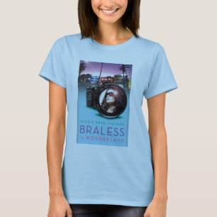 T-shirt Braless dans le tee - shirt du pays des merveilles