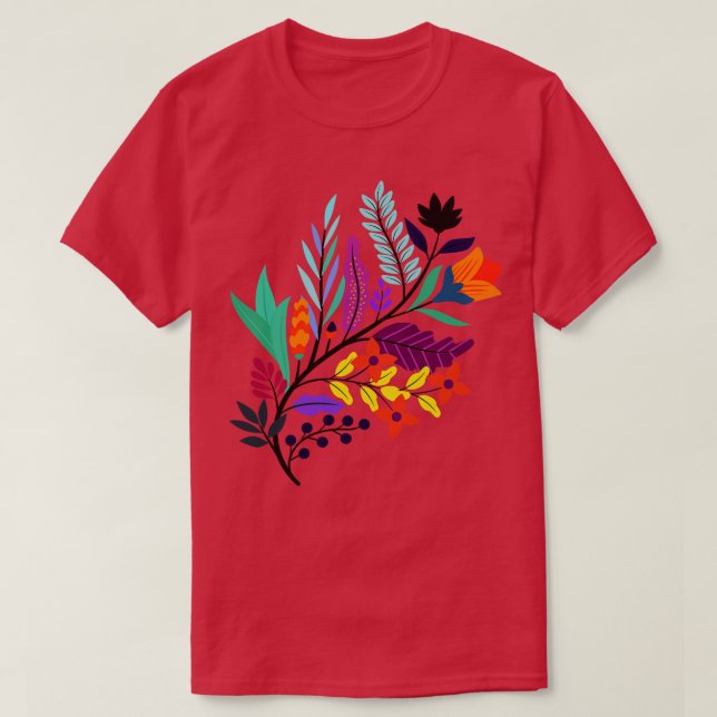 T-shirt Branche florale 1 (Design devant)