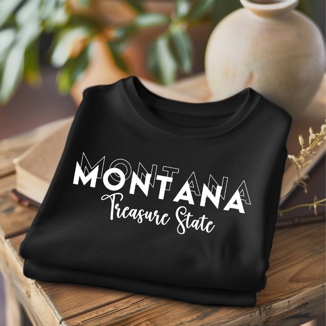 T-shirt branché Montana Treasure State (Créateur téléchargé)