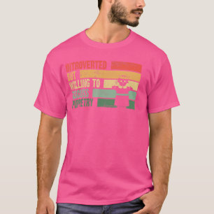 T-shirt Branché Présenté Mais Prêt À Discuter De La Marion