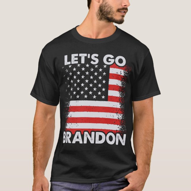 T-shirt Brandon Anti Joe Biden Chant (Devant)