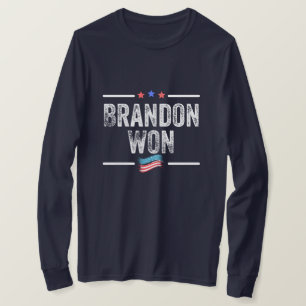 T-shirt brandon won, brandon won drôle, brandon won americ
