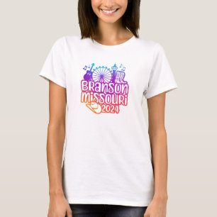 T-shirt Branson Missouri 2024 pour un voyage en famille