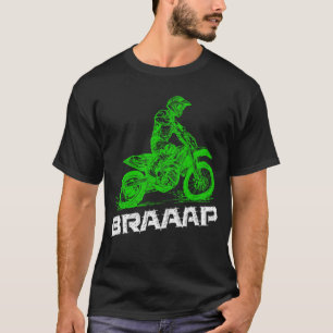 T-shirt Brap Braap 2-Stroke Envoyer Motocross Dirt Bike