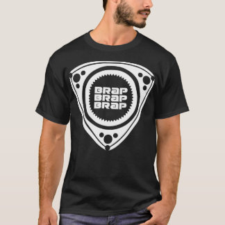 T-shirt Brap Brap Brap Blanc Rotation