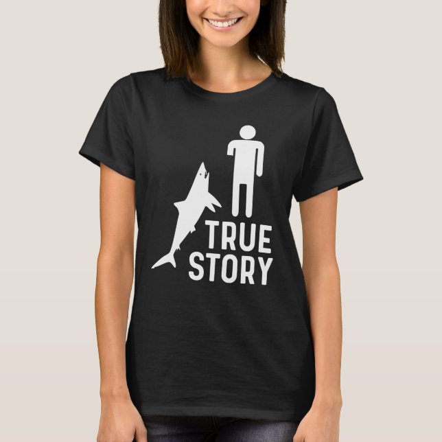 T-shirt Bras Amputé Funny True Story Humour Armoiries ampu (Devant)