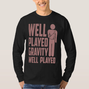 T-shirt Bras Cassé Cool Pour Enfants Farce de Gravité Os C
