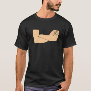 T-shirt Bras croisés  Apparence Expression sûre d'elle-mêm