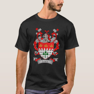 T-shirt Bras Leach Leach Nom Famille Crest