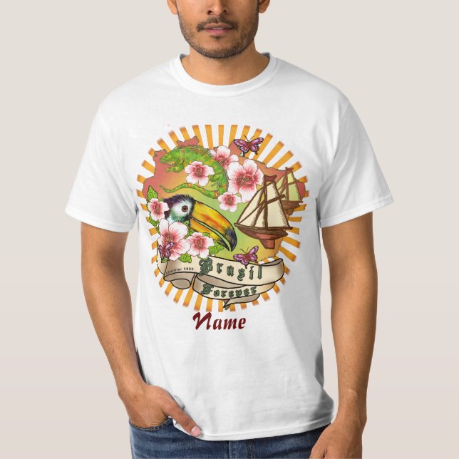 T-shirt Brasil Forever (Devant)