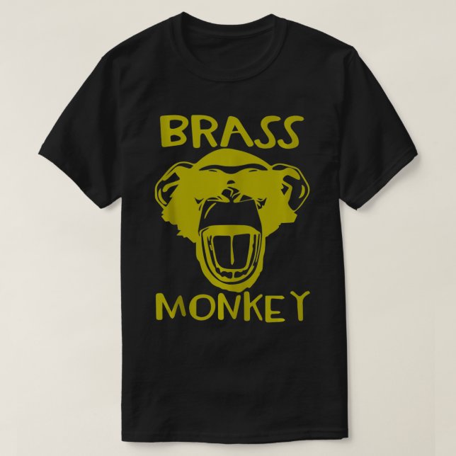 T-shirt Brass Monkey  Funky Monkey  (Design devant)