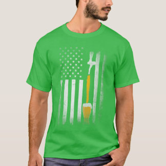 T-shirt Brasserie de bière artisanale USA drapeau américai