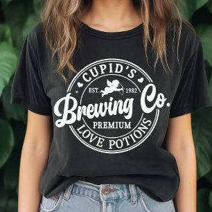 T-shirt Brasserie Retro Cupid Potions d'Amour Couple Drôle
