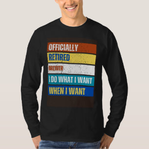 T-shirt Brasseur à la retraite Retraite Brasseur à la ret