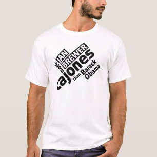 T-shirt Brasseur de janv. plus de Cajones que Barack Obama