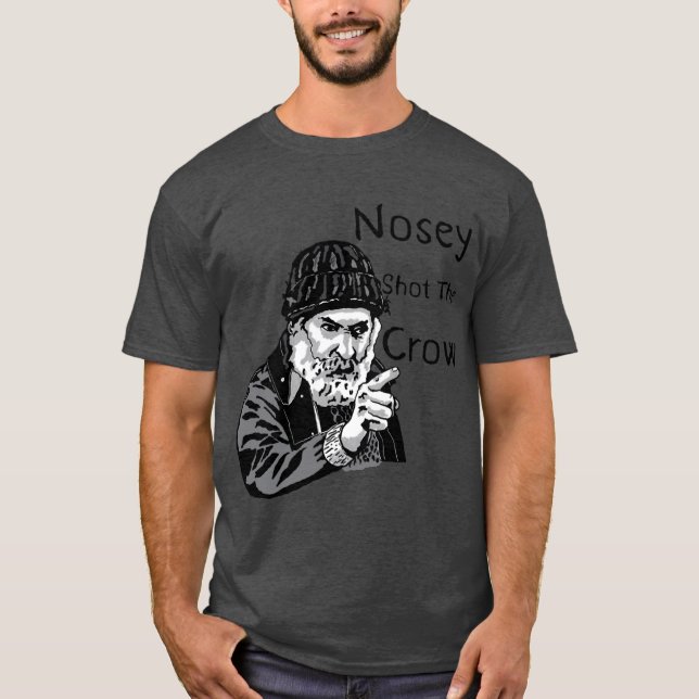 T-shirt Brassic Farmer Jim Rant NOSEY SHOTHE CROW Comedy S (Devant)