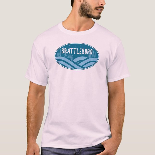 T-shirt Brattleboro Vermont Extérieur (Devant)