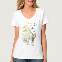 T - Shirt Brave Butterfly Sei der Weiße Tiger des 