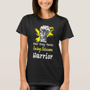 T-shirt Brave fort sans peur à coudre Sarcoma guerrier Jau