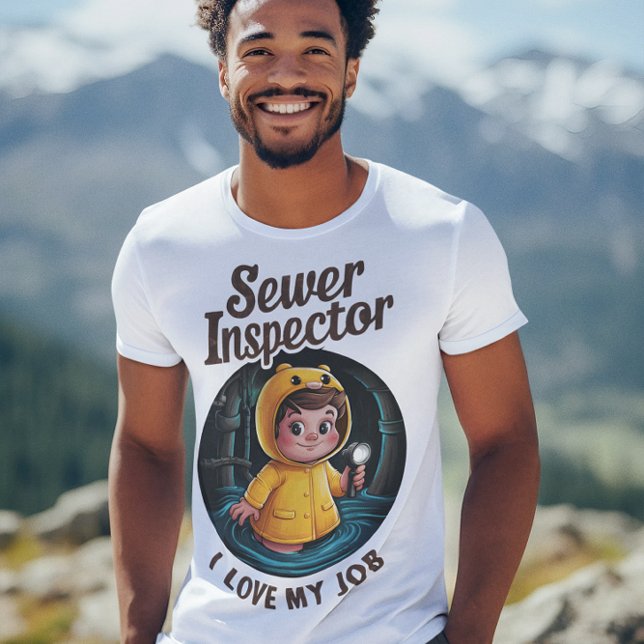 T-shirt Brave inspecteur d'égouts enfant en Raincoat vibra (Créateur téléchargé)