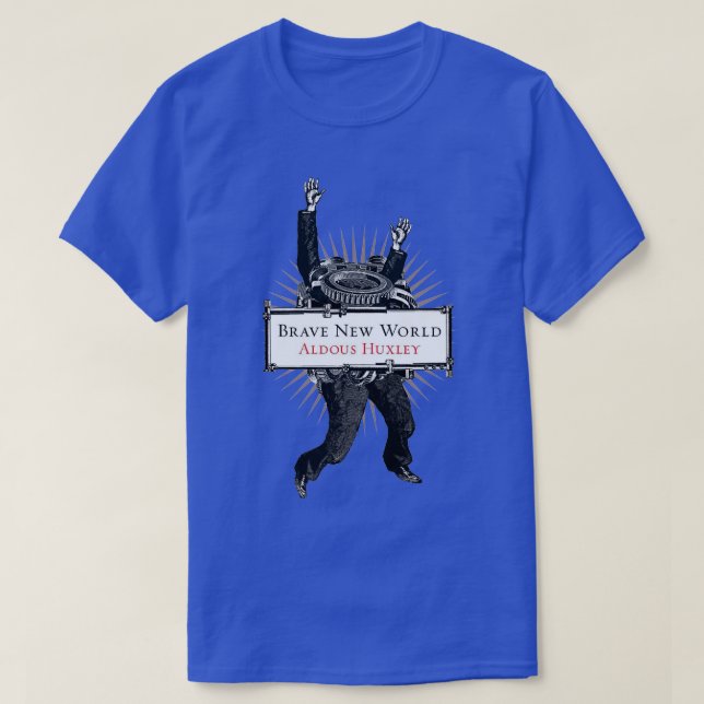 T-shirt Brave nouvelle couverture Aldous Huxley (Design devant)