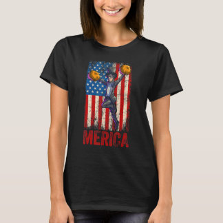 T-shirt Bravo Abraham Lincoln 4 juillet Garçons Hommes Ame