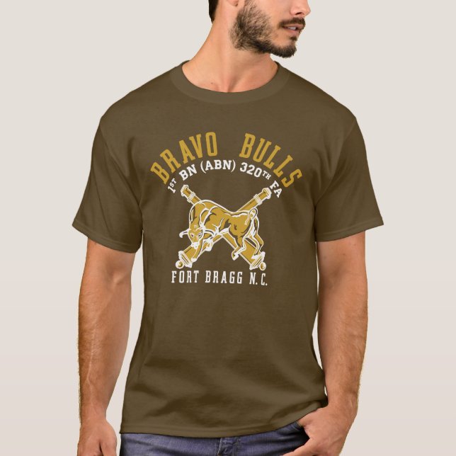 T-shirt Bravo Bulls brun chemise PT (Devant)