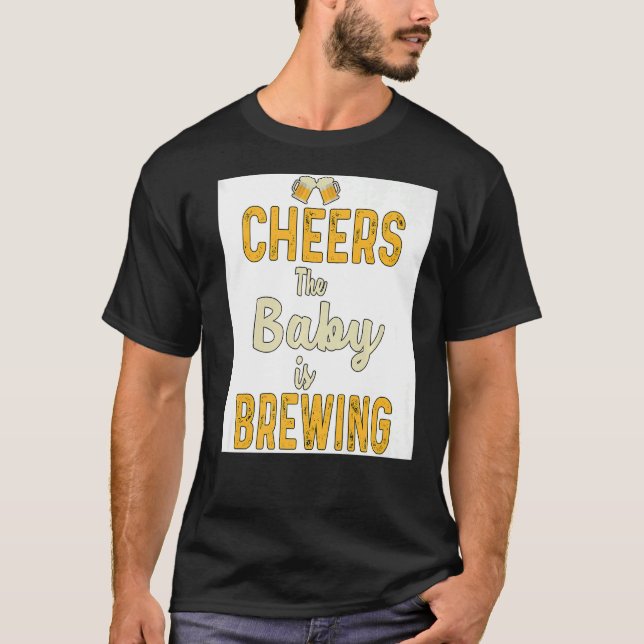 T-shirt Bravo Le Bébé Brûle La Maison Brassant Malt Hop Br (Devant)