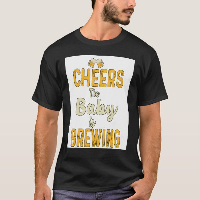 T-shirt Bravo Le Bébé Brûle La Maison Brassant Malt Hop Br (Devant)
