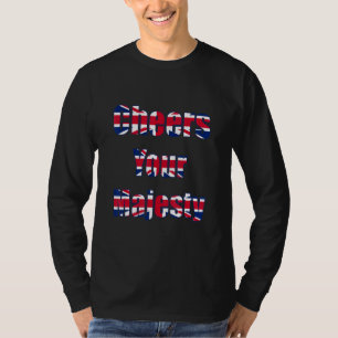 T-shirt Bravo Votre Majesté Royaume-Uni Union Jack Drapeau
