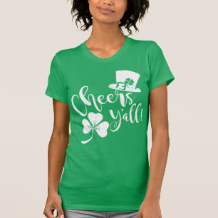 T-shirt Bravo Y'all   Saint Patricks Day Party Irlandais