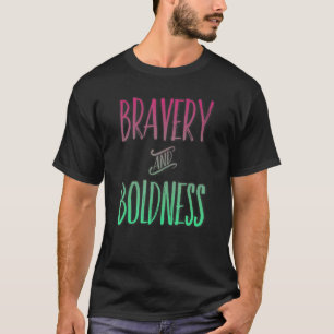 T-shirt Bravoure Inspirationnelle Graphisme Gras Vêtement