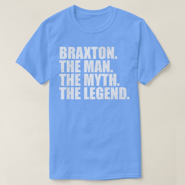 T-shirt BraxtonBraxton Nom Braxton prénom (Design devant)
