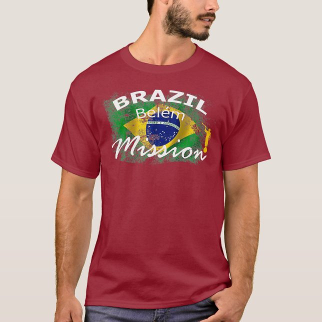 T-shirt Brazil Belem Mormon LDS Mission Missionary Gift (Devant)
