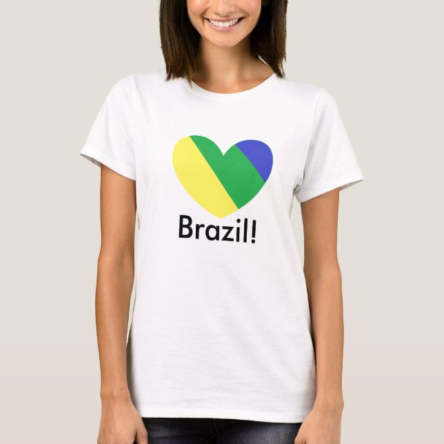 T-shirt brazil, Brésil ! (Devant)