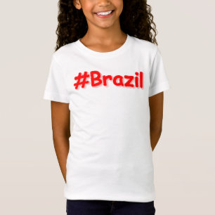 T-Shirt "#Brazil" Joli design. Commandez dès maintenant 