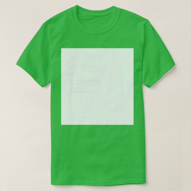 T-shirt brazilian jiu jitsu bjj men kids ju jitsu definiti (Design devant)
