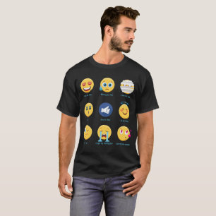 T-shirt Brazillian Jiu-jitsu 9 émoticônes des nuances BJ