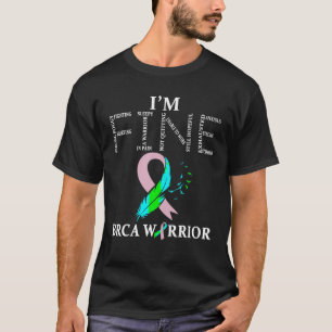 T-shirt BRCA Warrior I m Fine cancer du sein Sensibilisati
